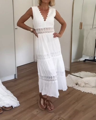 Alexa™ - Lace V-Neck Cami Dress d