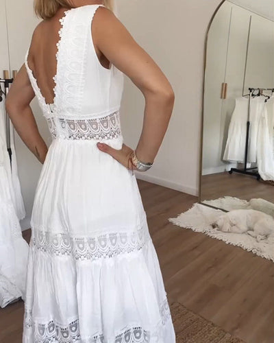 Alexa™ - Lace V-Neck Cami Dress d