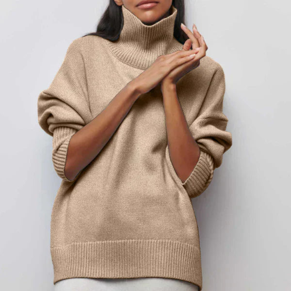Amandine™ - Oversized Turtleneck Sweater