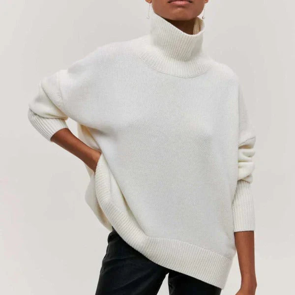 Amandine™ - Oversized Turtleneck Sweater