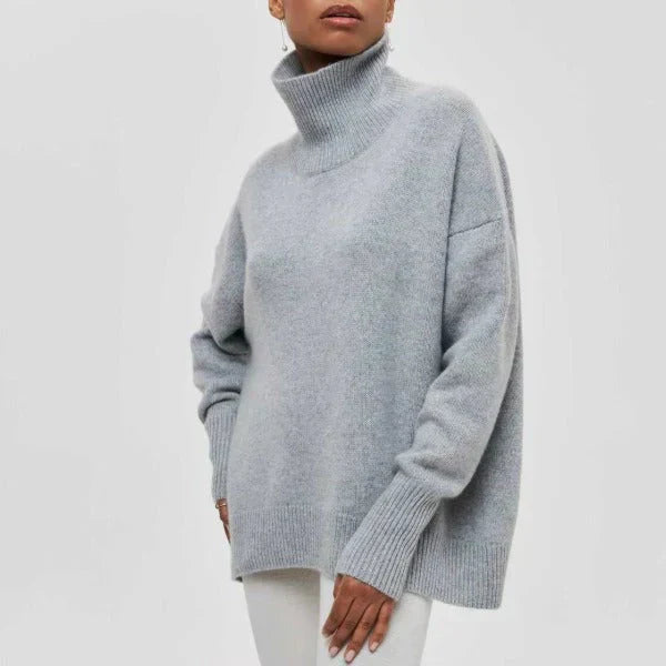 Amandine™ - Oversized Turtleneck Sweater