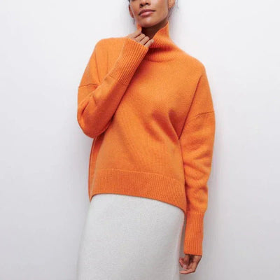 Amandine™ - Oversized Turtleneck Sweater