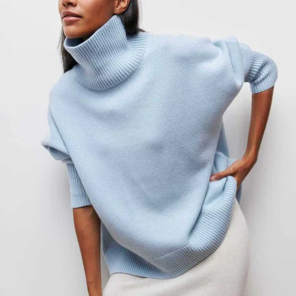 Amandine™ - Oversized Turtleneck Sweater
