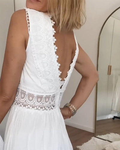 Alexa™ - Lace V-Neck Cami Dress d