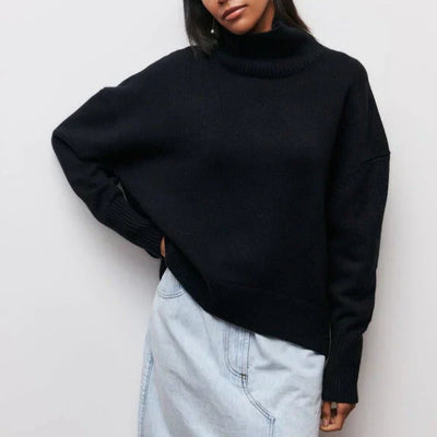 Amandine™ - Oversized Turtleneck Sweater